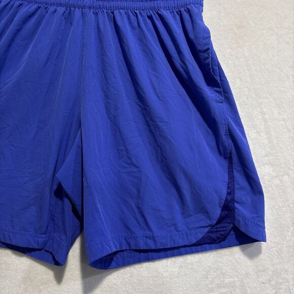 Under Armour Elevated Woven 2.0 Purple Blue Men's Large Fitted Athletic Shorts - Picture 5 of 14
